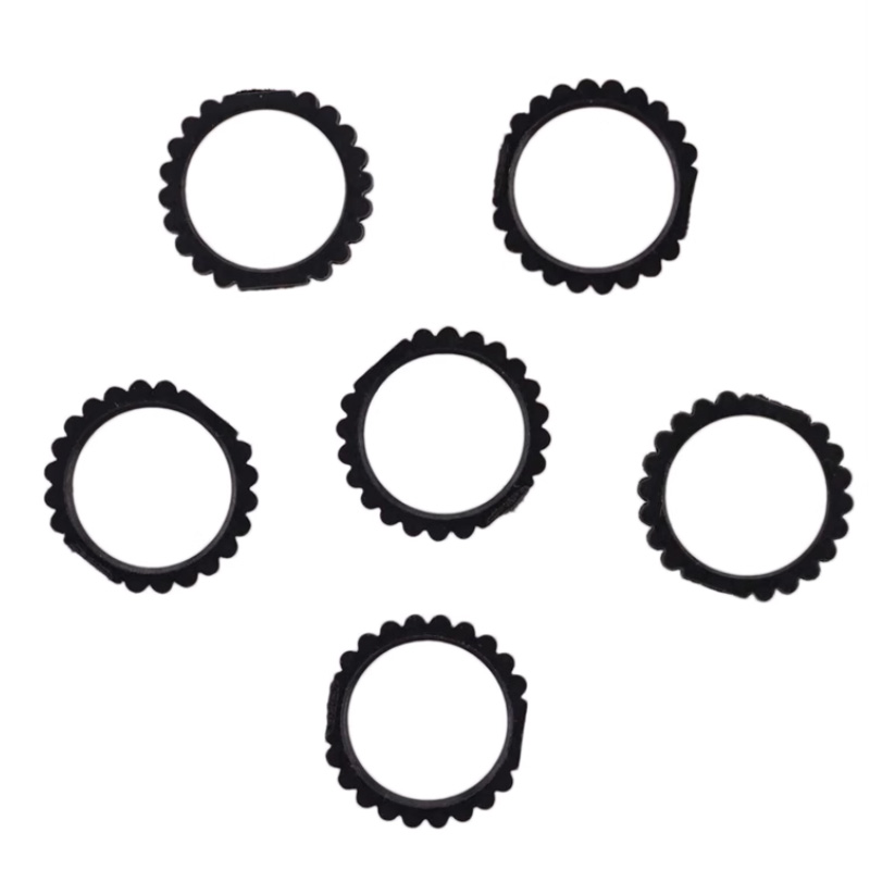Lens Adapter Ring - 20個入り CCTVセキュリティカメラ用プラスチック製M12レンズロックリング 15x12x2.5mm