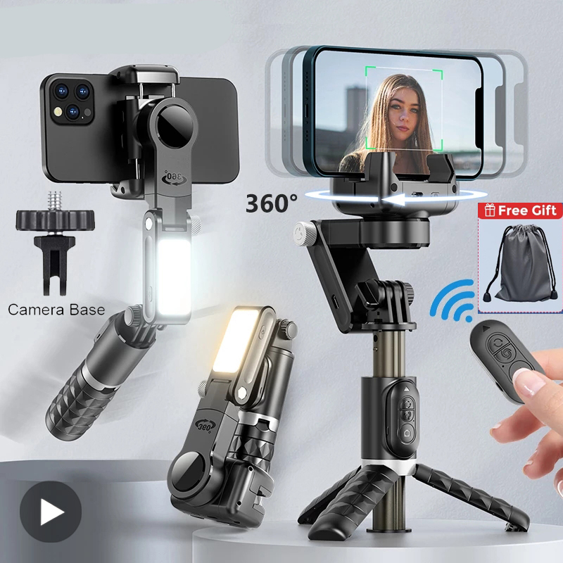 Photography Basics - Selfie スティック電話ジンバルスタビライザー iPhone Android アクションカメラ三脚携帯電話携帯電話スマートフォンハンドルグリップビデオ