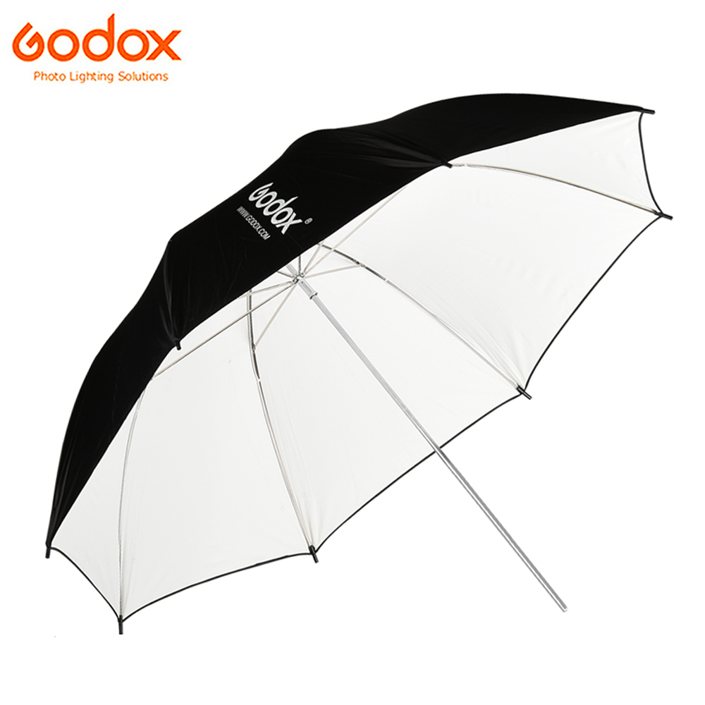 Photography Umbrella - Godox-フォトスタジオソフトディフューザー,反射傘,カメラ写真,フラッシュ,スピードライト,黒,白,33インチ,83cm