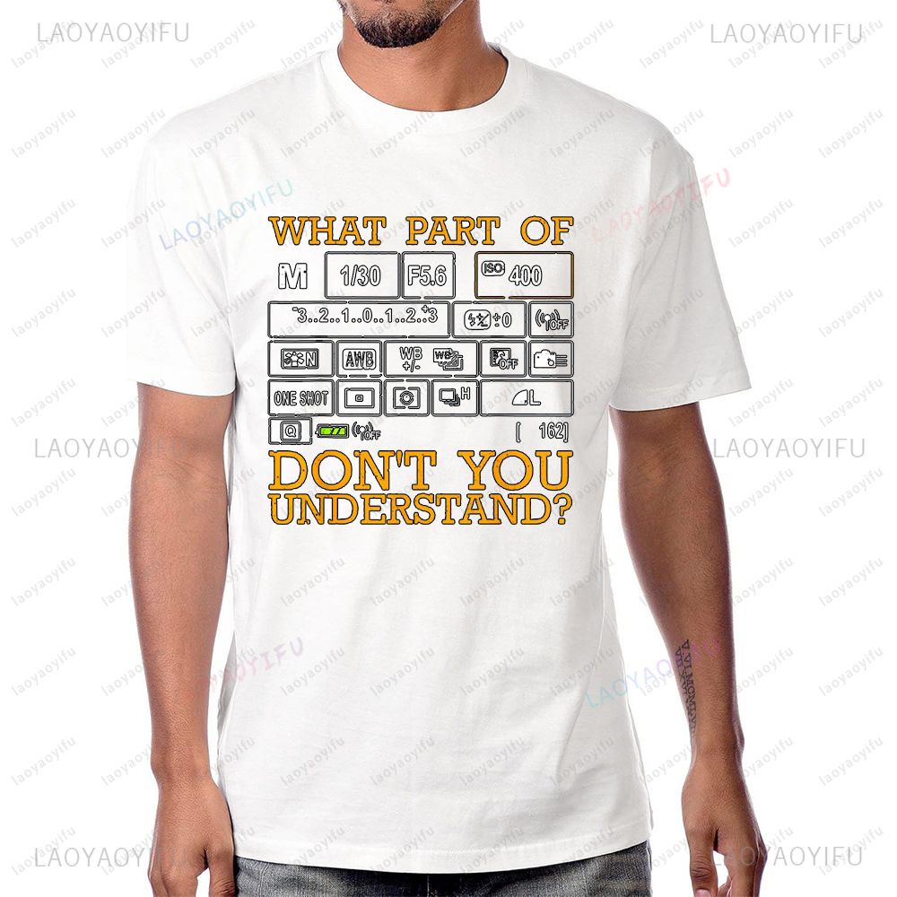 Photography Design - 面白い写真デザイン写真家 Tシャツカジュアルファッション原宿スタイル半袖マン Tシャツヒップホップヒップスターソフト Tシャツ