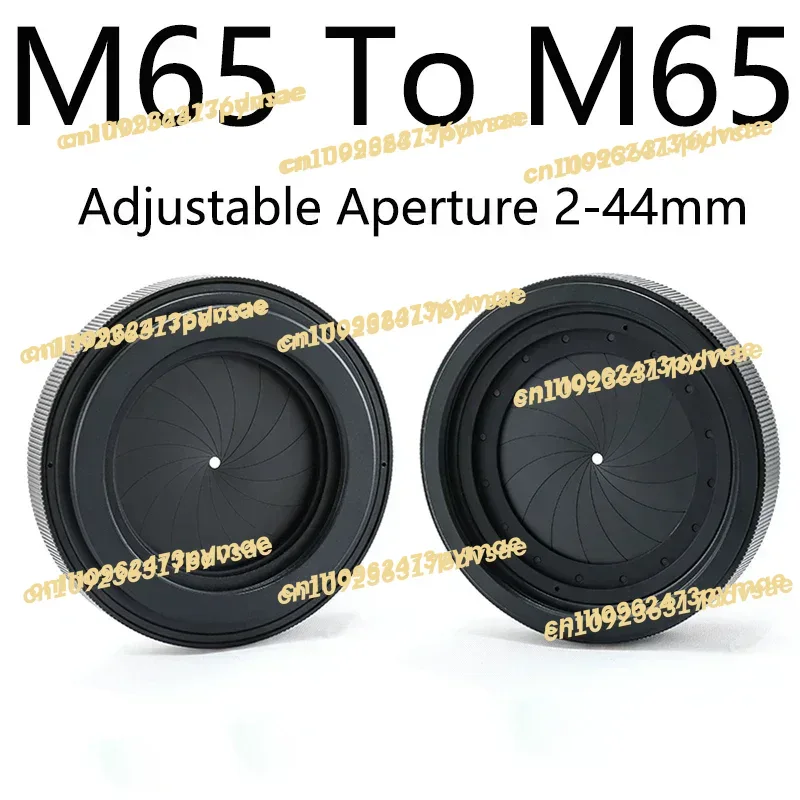 2025調整可能な絞り2-44mmアイリスダイアフラムM65 - Lens Adapter Ring のレビューと価格