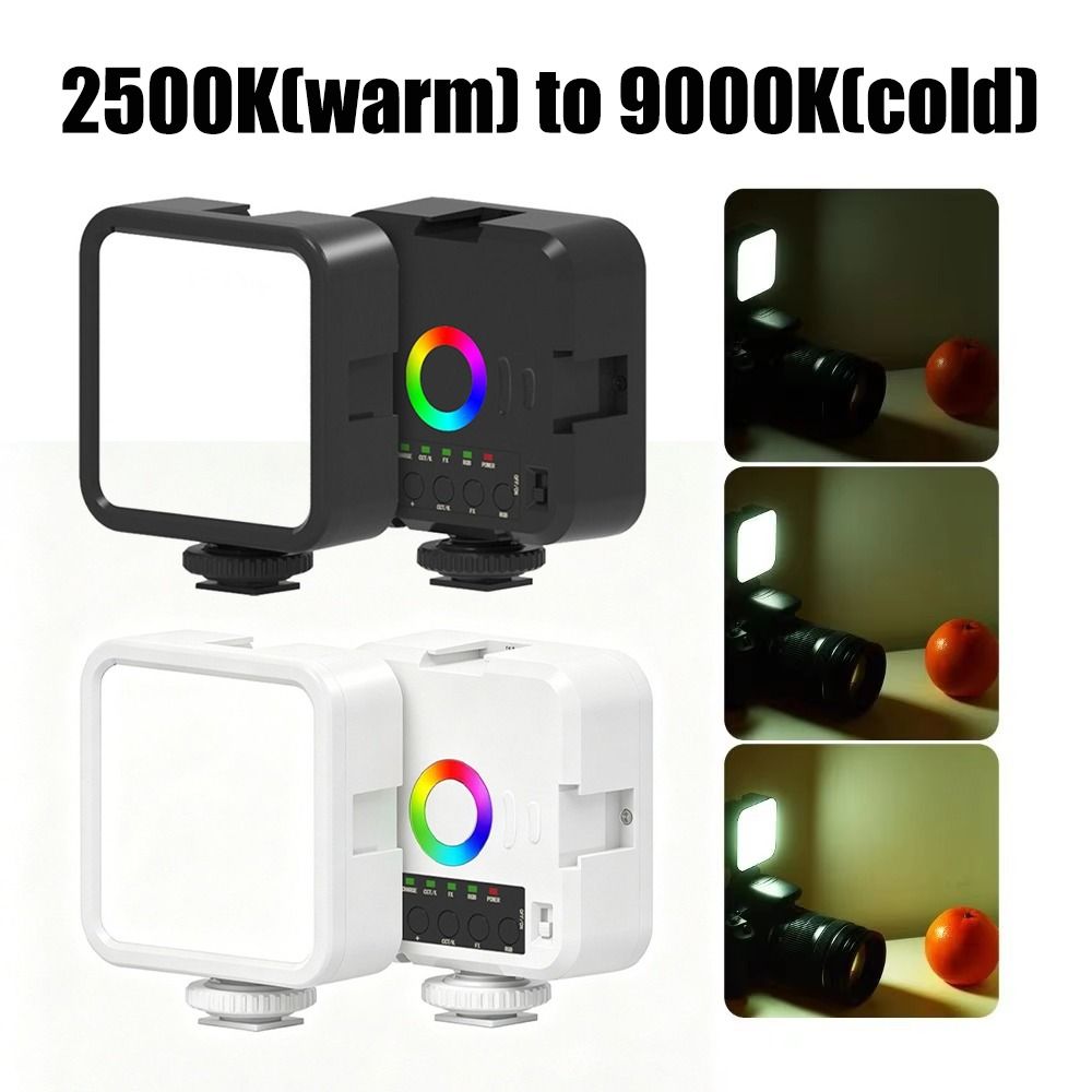 充電式LEDビデオライト、ポータブルミニフィルライト、防水・ - Photography Videos Free のレビューと価格