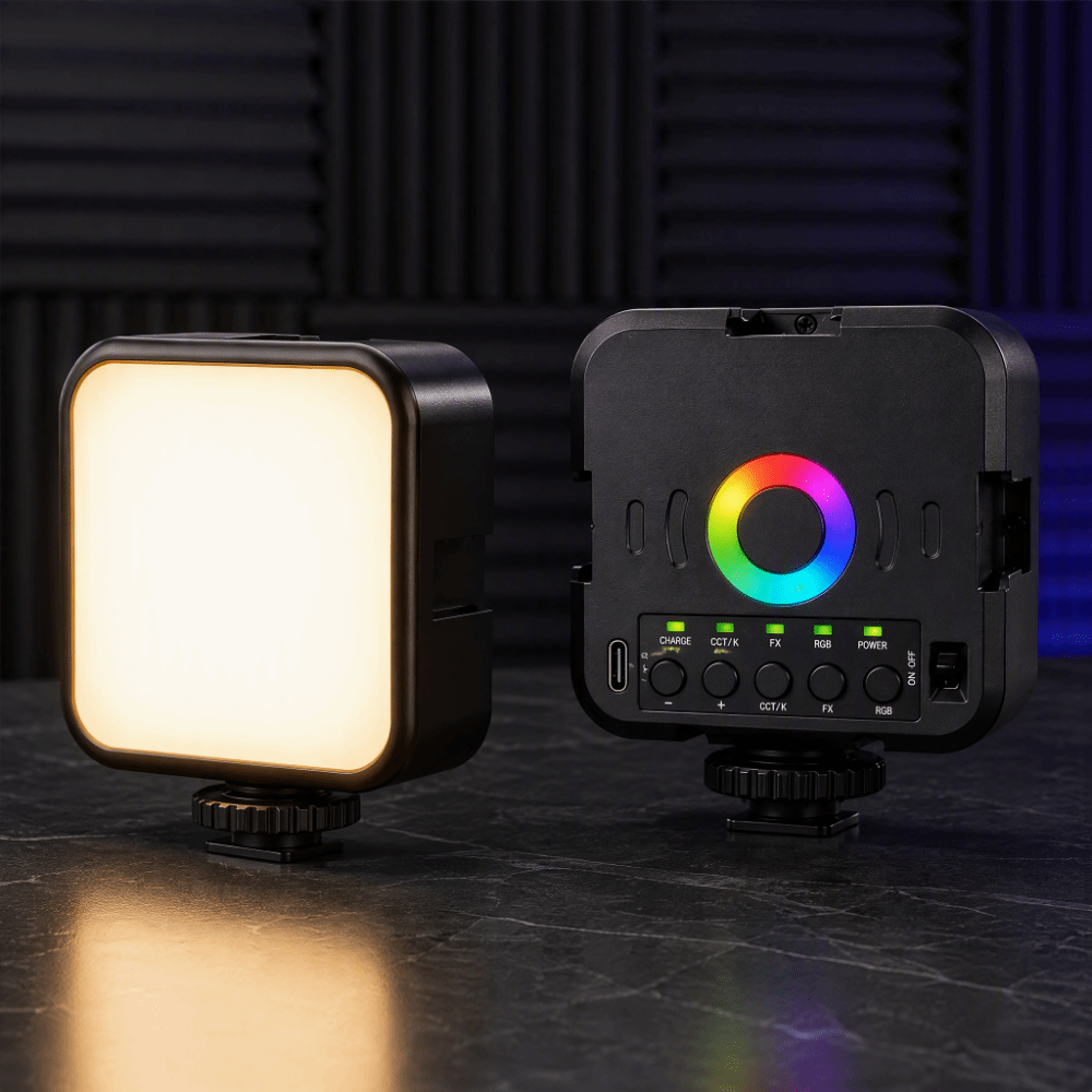 充電式LEDビデオライト、ポータブルミニフィルライト、防水・ - Photography Videos Free のレビューと価格
