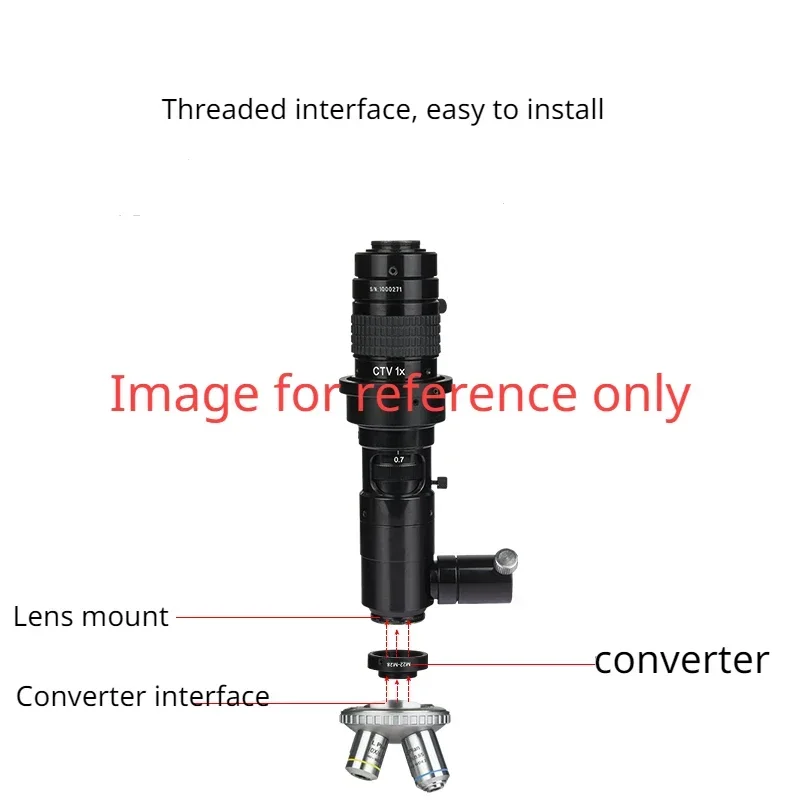 全金属製リングアダプター。M13、M22、M27のネジをM2 - Lens Adapter Ring のレビューと価格
