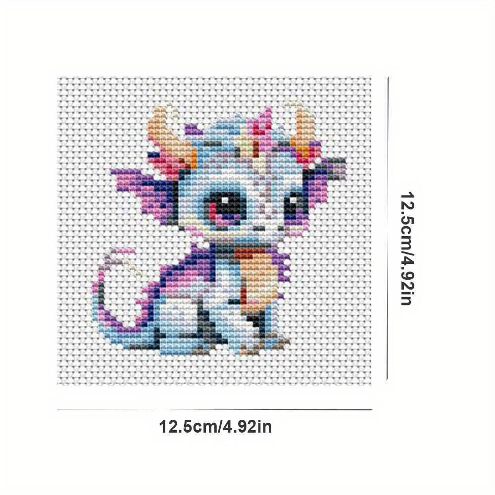 12 個ドラゴンクロスステッチ 11CT プリント生地刺繍キ - Photography Geometry のレビューと価格
