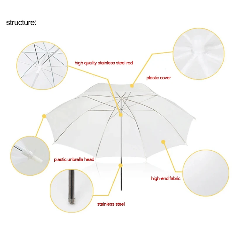写真撮影用の軽量ポータブル反射板,フラッシュディフューザー, - Photography Umbrella のレビューと価格