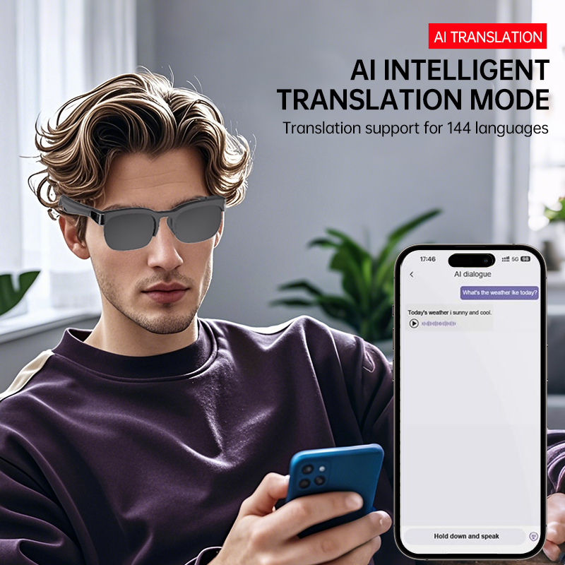 2026 スマートAI翻訳サングラス ワイヤレスBlueto - Photography Japanese のレビューと価格