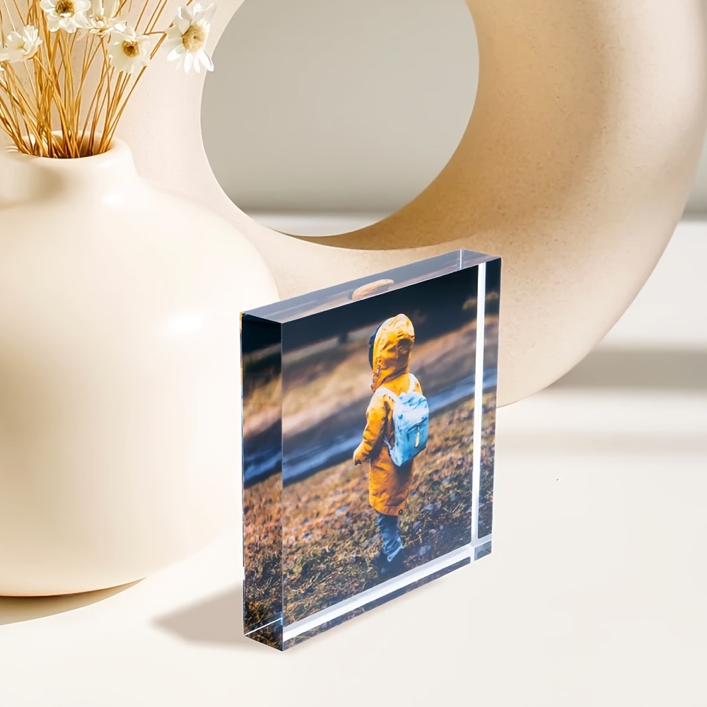 パーソナライズされた3Dアクリルフォトブロック - カスタム - Photographic Memory のレビューと価格