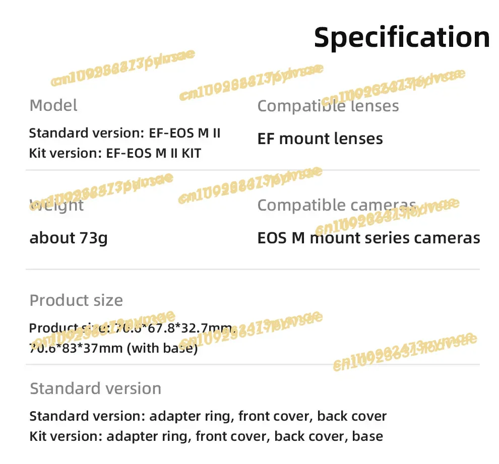 2025年新型 YONGNUO EFE.OSM II オート - Lens Adapter Ring のレビューと価格