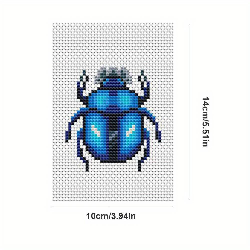 8 個昆虫クロスステッチ刺繍キット動物 11Ct セットパタ - Photography Geometry のレビューと価格