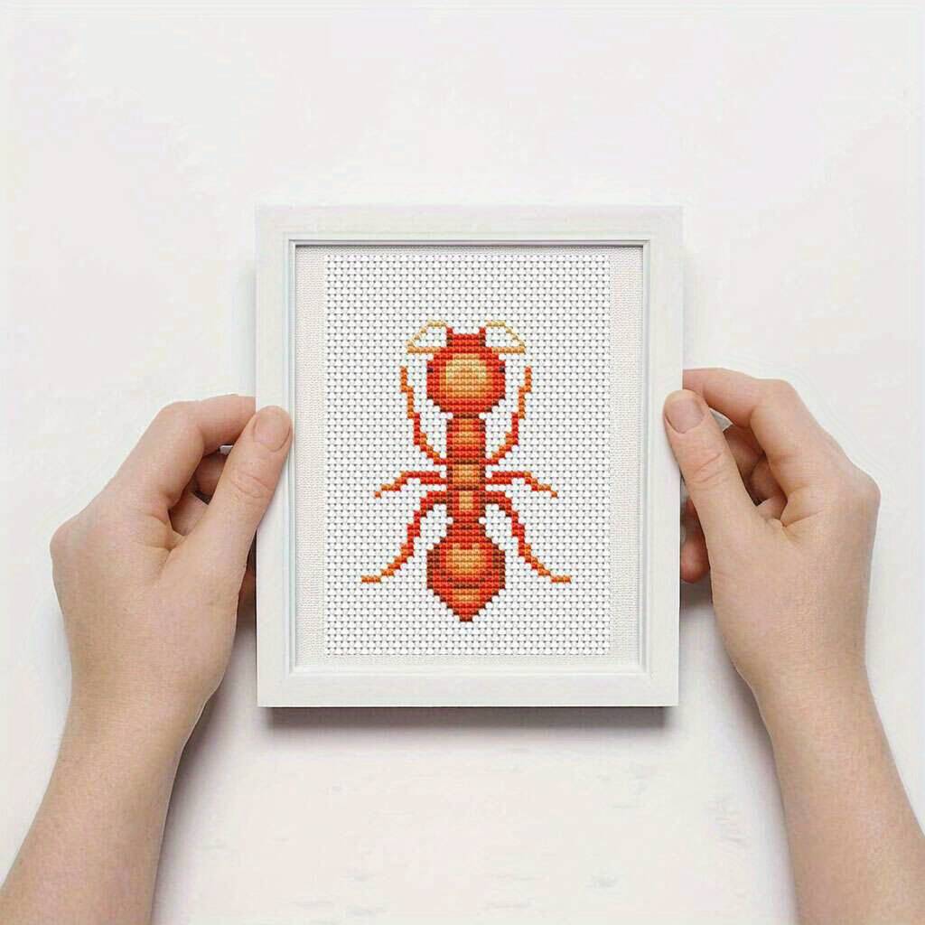 8 個昆虫クロスステッチ刺繍キット動物 11Ct セットパタ - Photography Geometry のレビューと価格