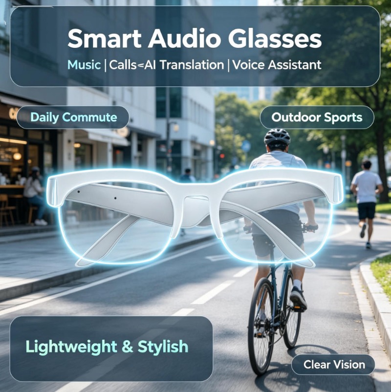 スマートグラス 骨伝導ワイヤレスヘッドセット 音楽通話 音声 - Photography Japanese のレビューと価格