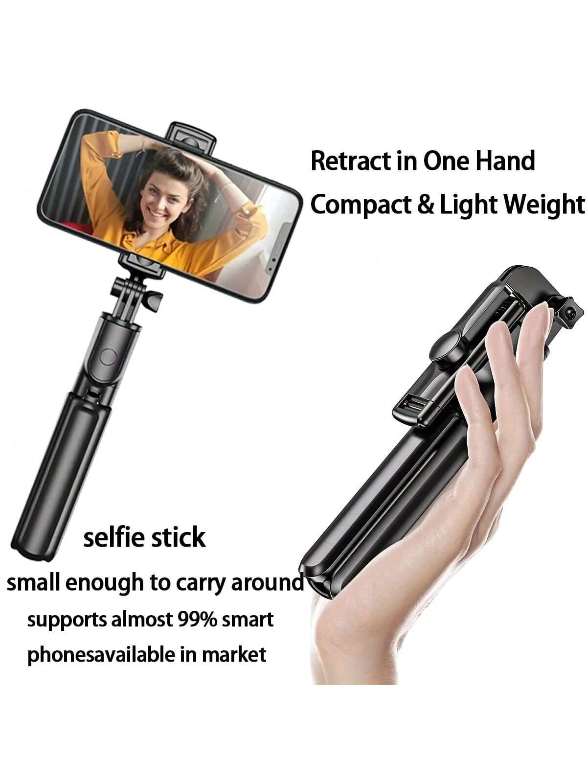 1PC セルフィースティック ワイヤレスセルフィースティック - Photography Basics のレビューと価格